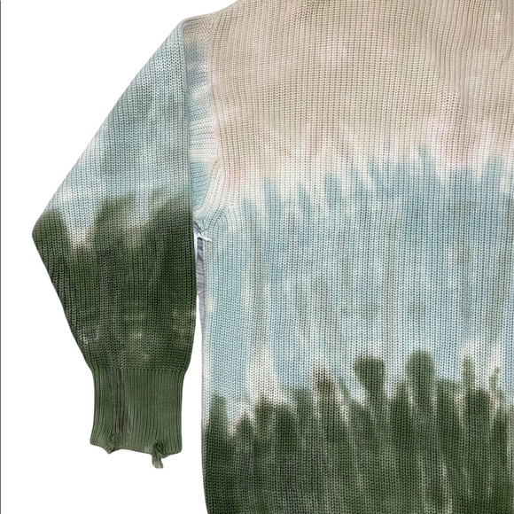 Young Fabulous & Broke Sweater Tie Dye Oversized Cotton Knit Tunic Medium NEW - Picture 12 of 16